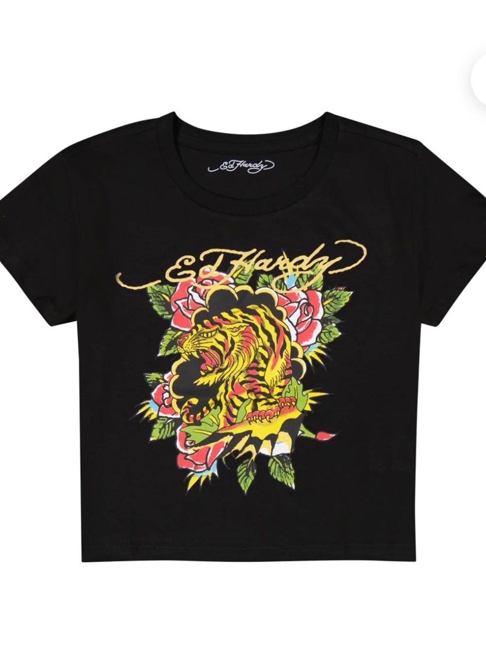 Ed Hardy TIGER ROSE BABY TEE